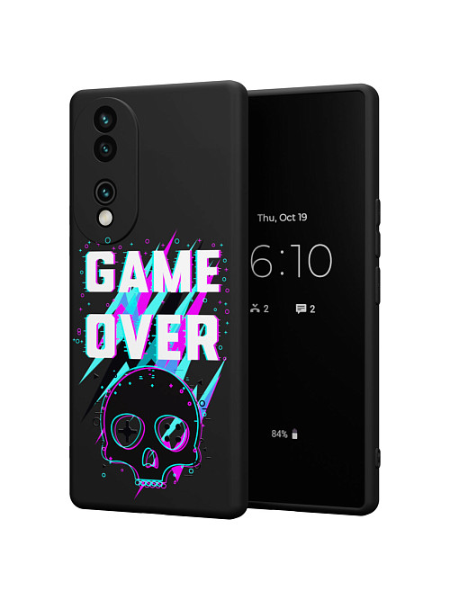 Силиконовый чехол для Honor 70 "Game over"