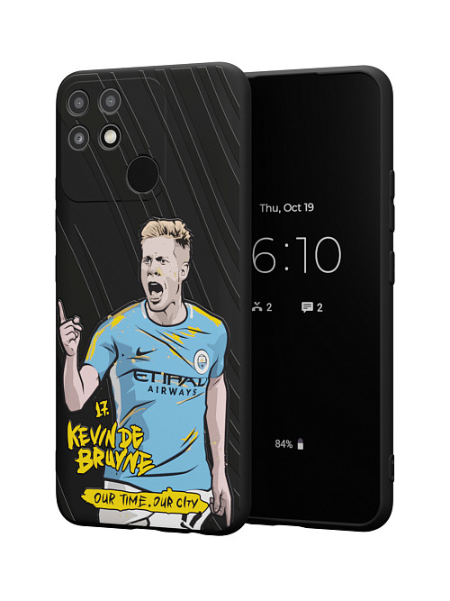 Силиконовый чехол для Realme Narzo 50A "NOVEL: Kevin de Bruyne"