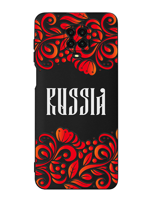 Силиконовый чехол для Xiaomi Redmi Note 9 Pro Русский стиль