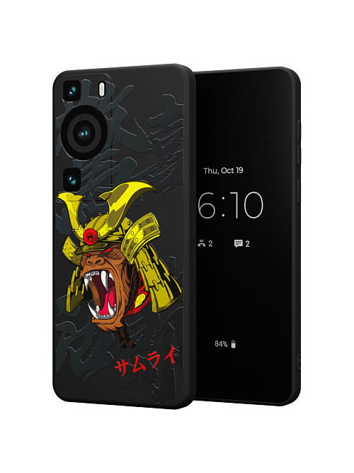 Силиконовый чехол для Huawei P60 "Samurai Kong"