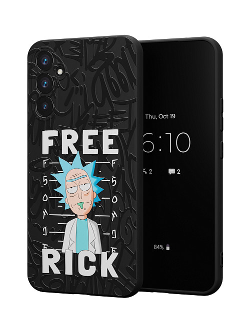 Силиконовый чехол для Samsung Galaxy A34 (5G) "NOVEL: Free Rick"