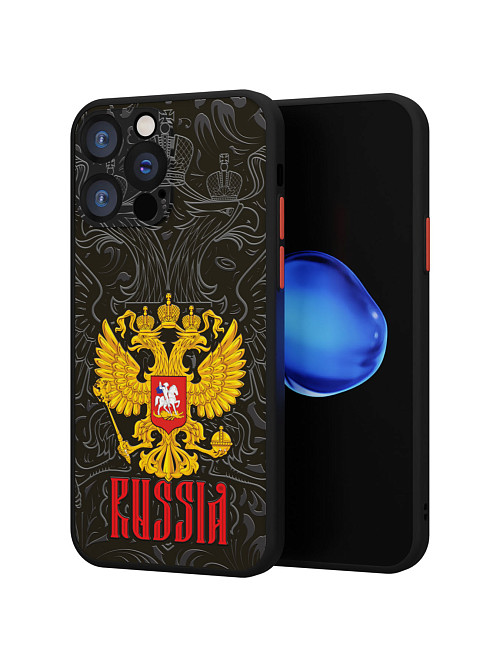 Противоударный чехол для Apple iPhone 15 Pro Max "Россия"