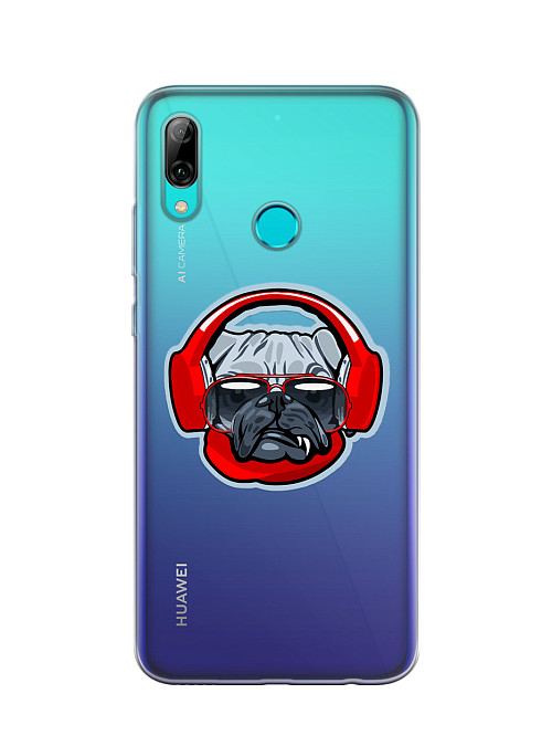 Силиконовый чехол для Honor 10 Lite (2019) Собака бульдог