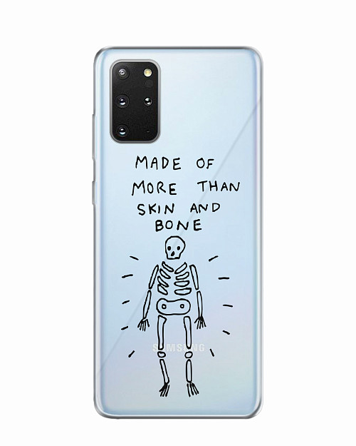 Силиконовый чехол для Samsung Galaxy S20 Plus Скелет