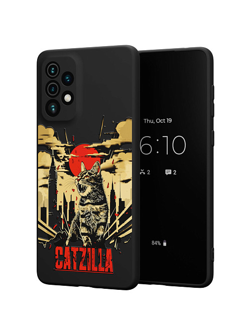 Силиконовый чехол для Samsung Galaxy A73 (5G) "Catzilla"