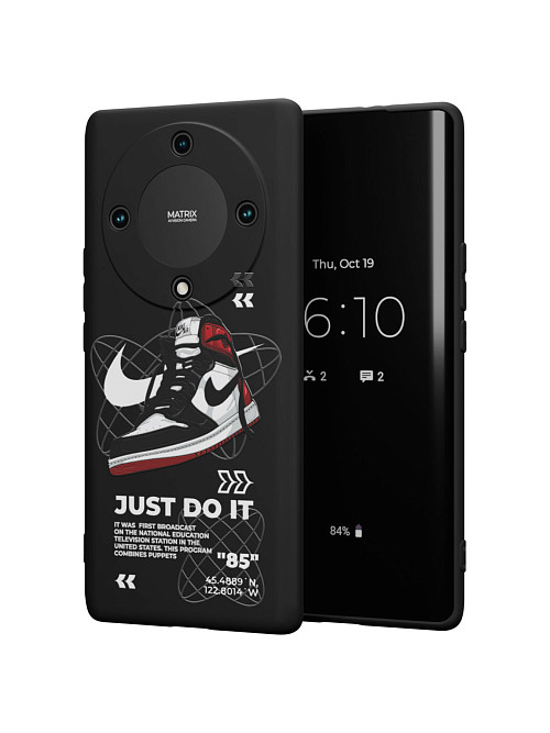 Силиконовый чехол для Honor X9a "NOVEL: Just Do It"