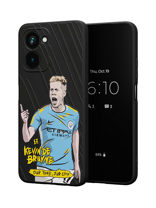 Силиконовый чехол для realme C33 "NOVEL: Kevin de Bruyne"