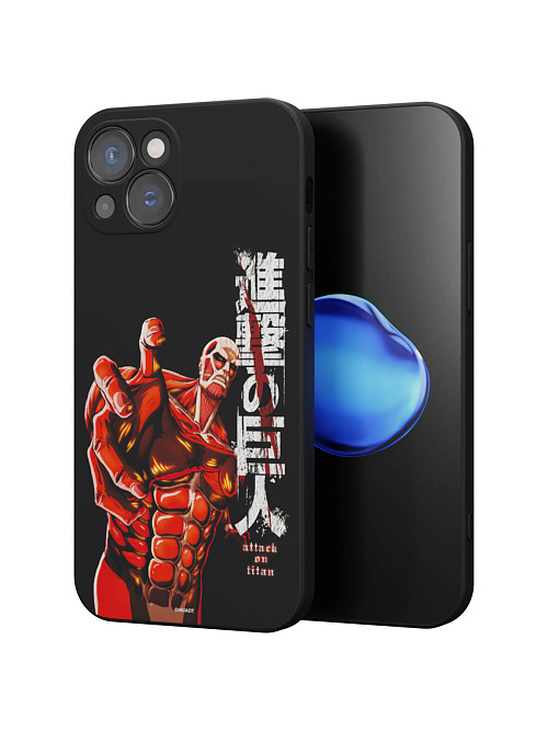 Силиконовый чехол для Apple iPhone 13 "AOT: Колоссальный титан" Силиконовый чехол для Apple iPhone 13 "AOT: Колоссальный титан"