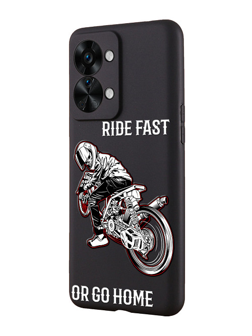 Силиконовый чехол для OnePlus Nord 2T (5G) Ride fast or go home