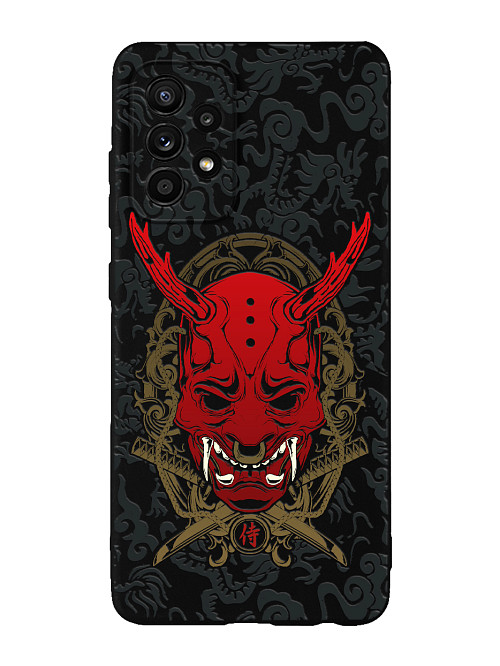 Силиконовый чехол для Samsung Galaxy A33 (5G) Red Oni mask