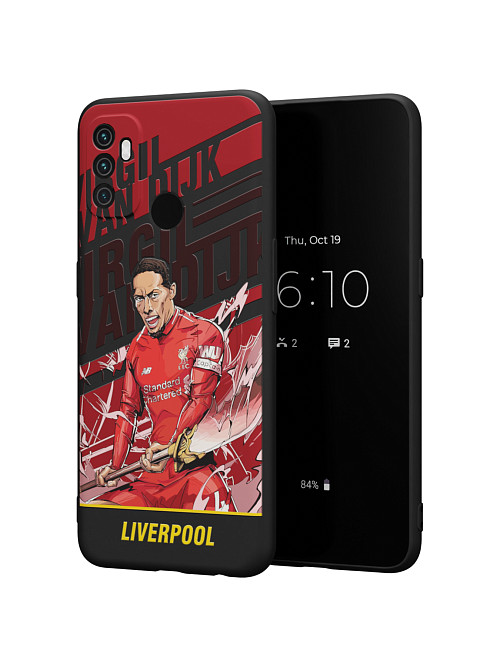 Силиконовый чехол для OPPO A53 (2020) "NOVEL: Liverpool"