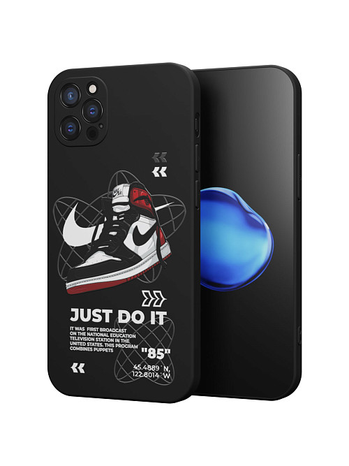 Силиконовый чехол для Apple iPhone 12 Pro Max "NOVEL: Just Do It"