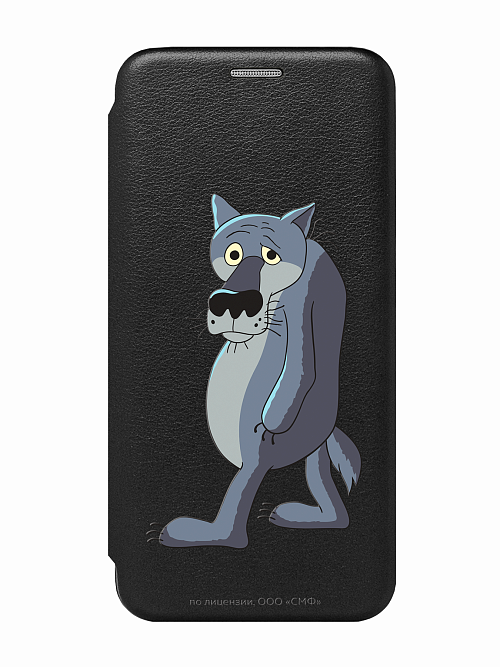 Чехол книжка для Samsung Galaxy A54 (5G) "Жил был пес: Ну ты заходи, если что!"