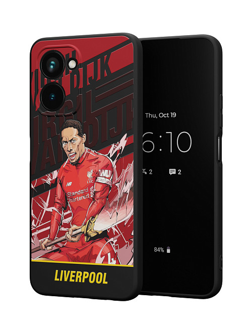 Силиконовый чехол для realme C33 "NOVEL: Liverpool"