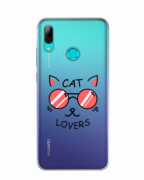 Силиконовый чехол для Honor 10 Lite (2019) Cat lovers