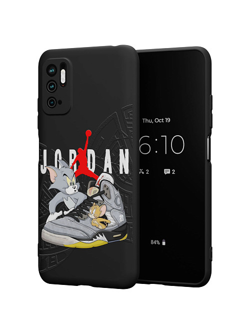 Силиконовый чехол для Poco M3 Pro "NOVEL: Том и Джери х Nike"