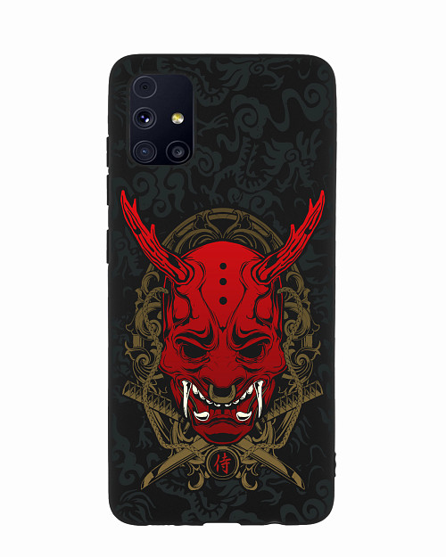Силиконовый чехол для Samsung Galaxy M31S Red Oni mask