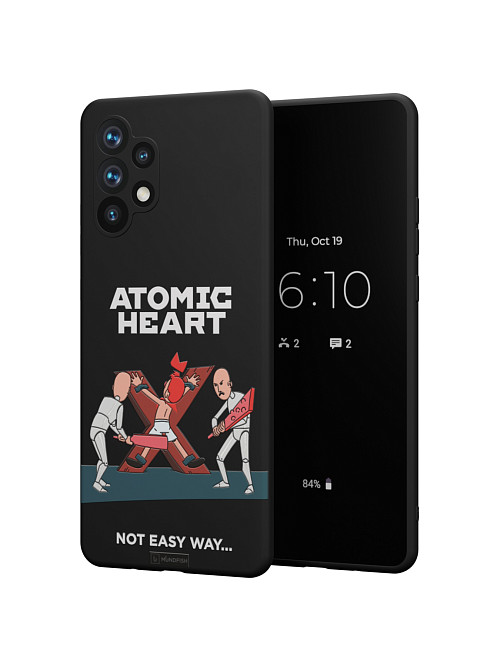 Силиконовый чехол для Samsung Galaxy A32 (4G) "Atomic Heart: Not Easy Way"