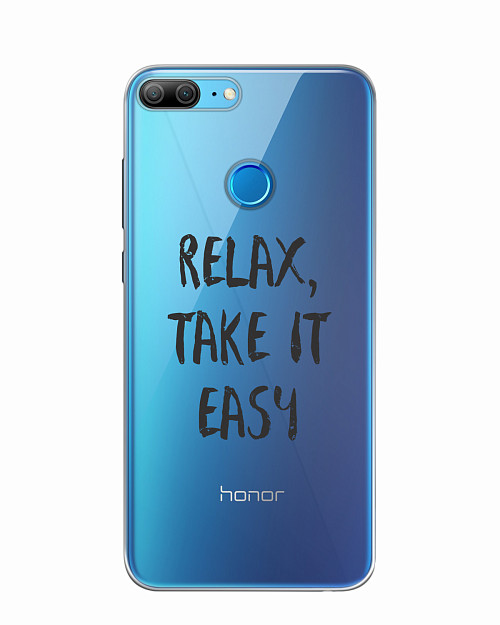 Силиконовый чехол для Honor 9 Lite Relax, take it easy