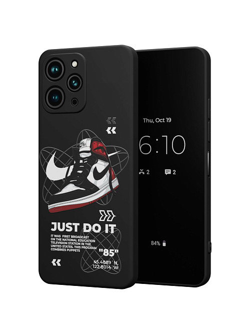 Силиконовый чехол для Xiaomi Redmi 12 "NOVEL: Just Do It"