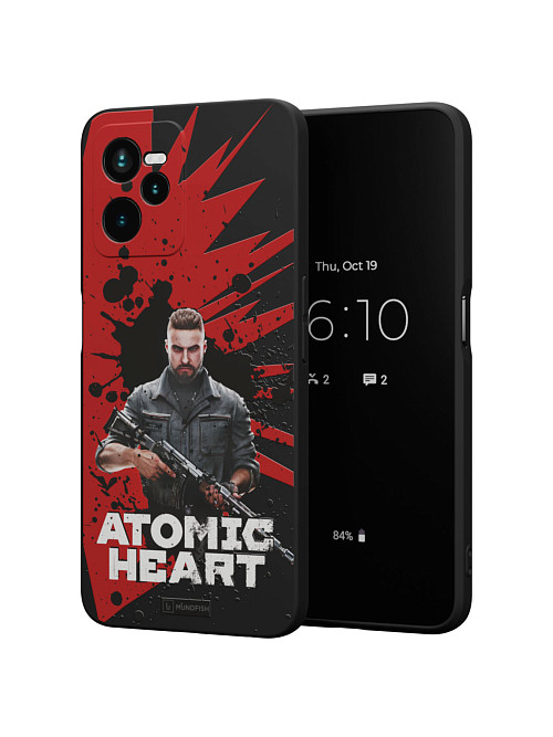 Силиконовый чехол для realme C35 "Atomic Heart: Майор Нечаев"