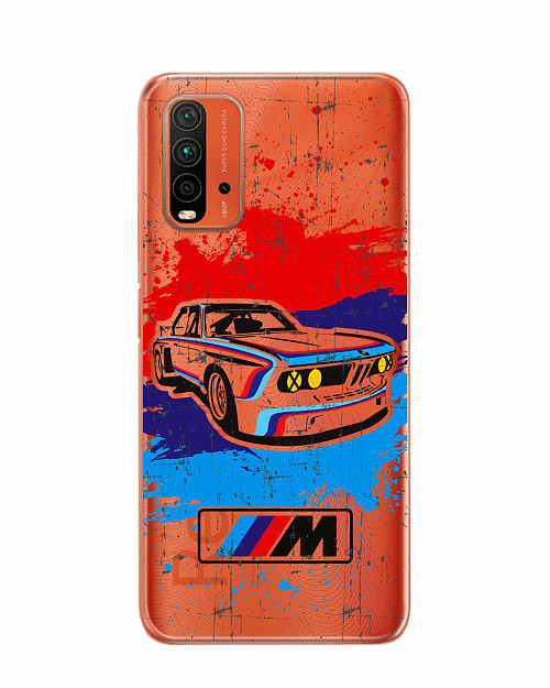 Силиконовый чехол для Xiaomi Redmi 9T "BMW"