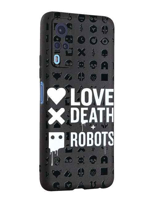 Силиконовый чехол для Vivo Y53S (4G) Любовь Смерть Роботы