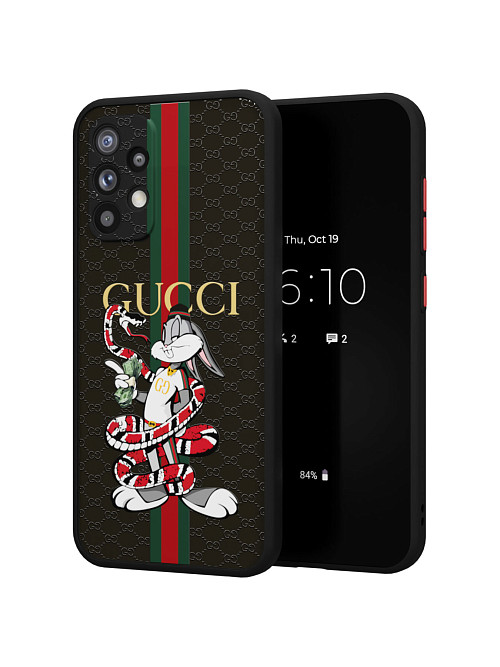 Противоударный чехол для Samsung Galaxy A32 (4G) "NOVEL: Багз Банни Gucci"