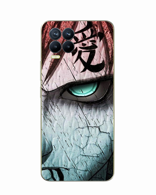 Силиконовый чехол для realme 8/ realme 8 Pro Naruto Shippuden - Gaara grimm face