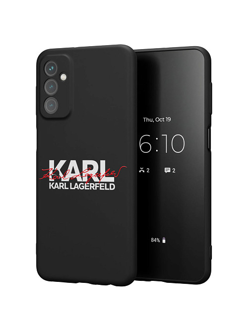 Силиконовый чехол для Samsung Galaxy M23 (5G) "NOVEL: Lagerfeld V.2"