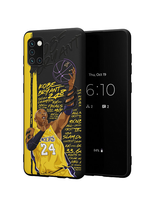 Силиконовый чехол для Samsung Galaxy A31 "NOVEL: Kobe Bryant"