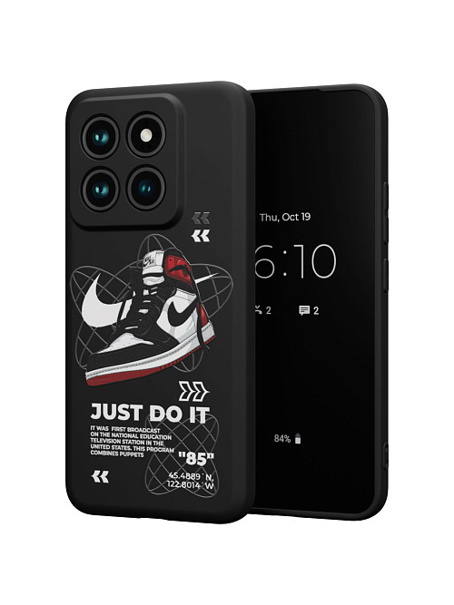 Силиконовый чехол для Xiaomi 14 Pro "NOVEL: Just Do It"