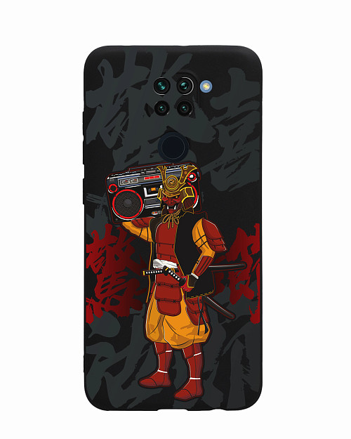 Силиконовый чехол для Xiaomi Redmi Note 9 "Boombox Samurai"