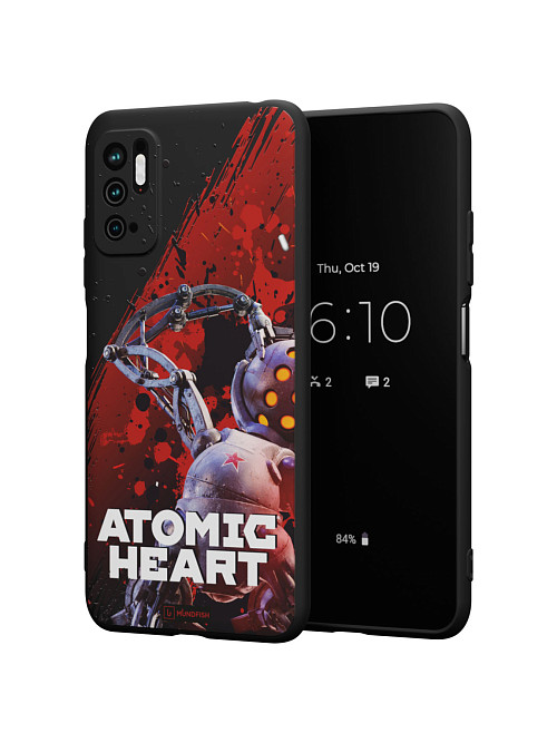 Силиконовый чехол для Poco M3 Pro "Atomic Heart: Беляш (МА-9)"