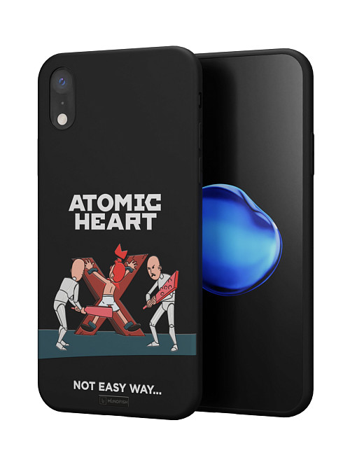 Силиконовый чехол для Apple iPhone Xr "Atomic Heart: Not Easy Way"