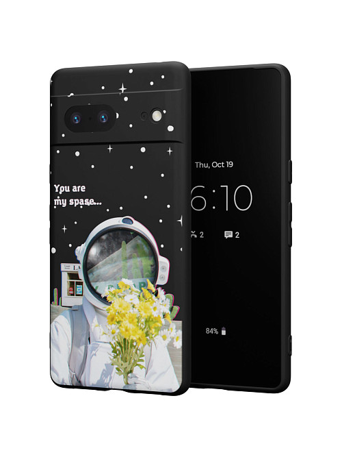 Силиконовый чехол для GooglePixel Google Pixel 7 "NOVEL: You are my space"