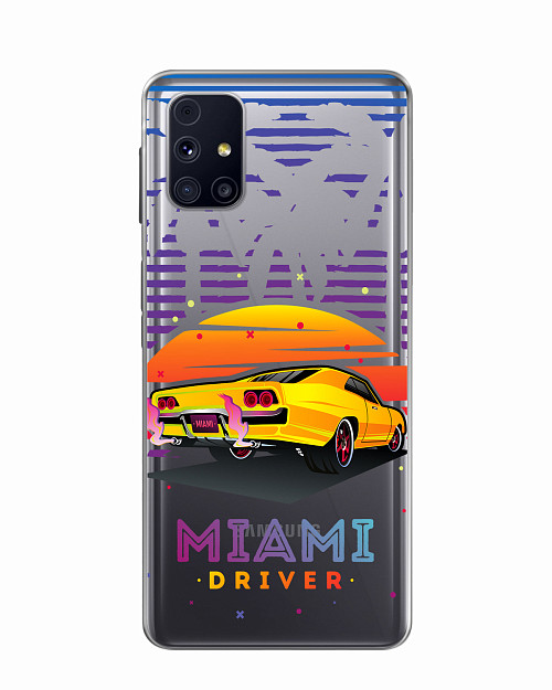 Силиконовый чехол для Samsung Galaxy M31S Miami driver