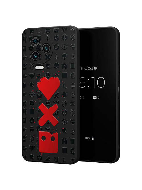 Силиконовый чехол для Infinix Note 12 (2023) G99 "Love Death Robots"