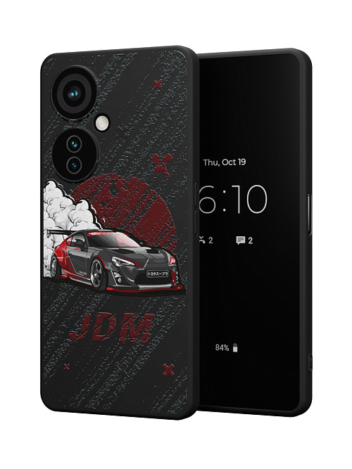 Силиконовый чехол для OnePlus Nord CE 3 Lite (5G) "JDM чёрная машина"