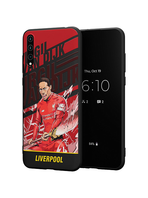 Силиконовый чехол для Huawei Y8p "NOVEL: Liverpool"