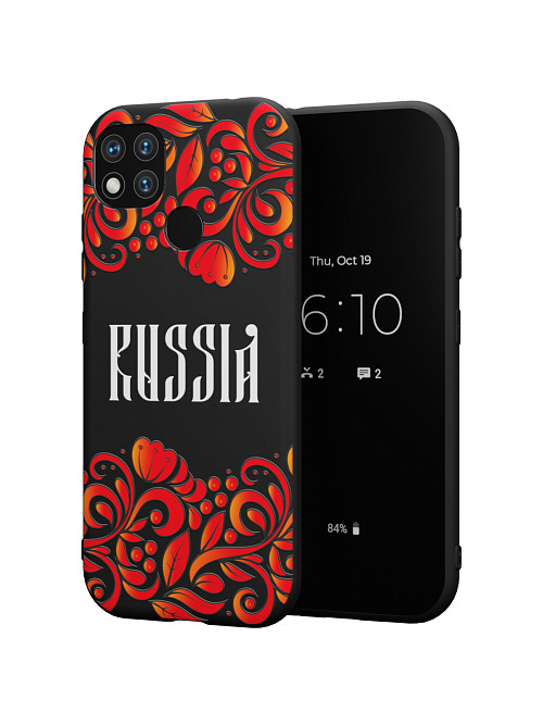 Силиконовый чехол для Xiaomi Redmi 9C "Русский стиль"