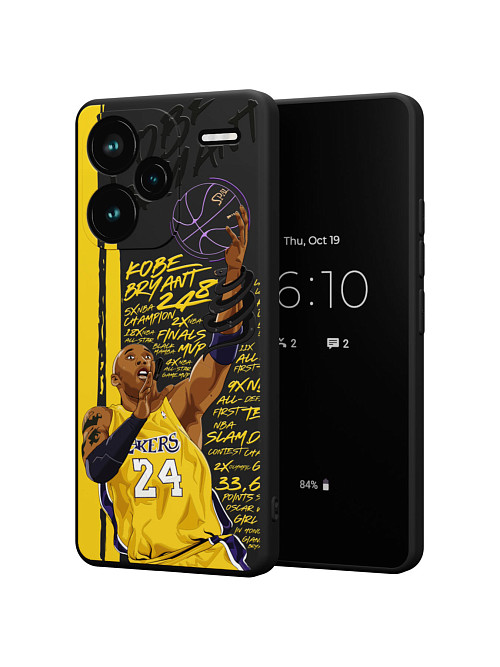 Силиконовый чехол для Xiaomi Redmi Note 13 Pro Plus (5G) "NOVEL: Kobe Bryant"