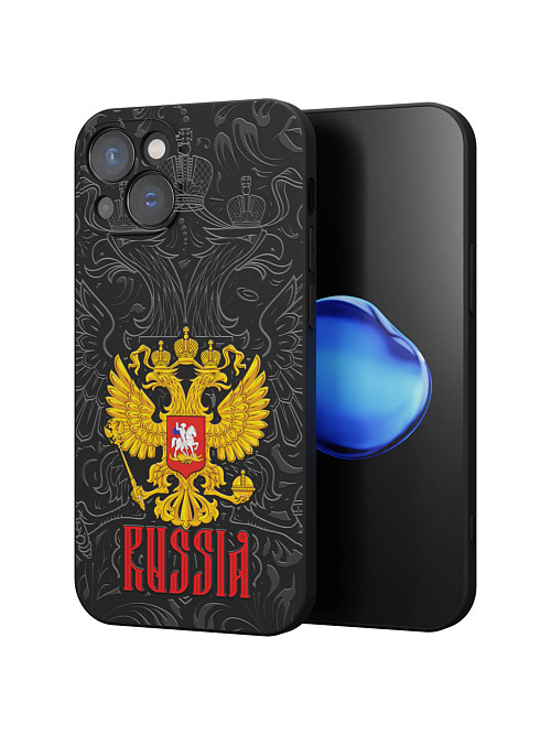 Силиконовый чехол для Apple iPhone 14 Plus "Россия"