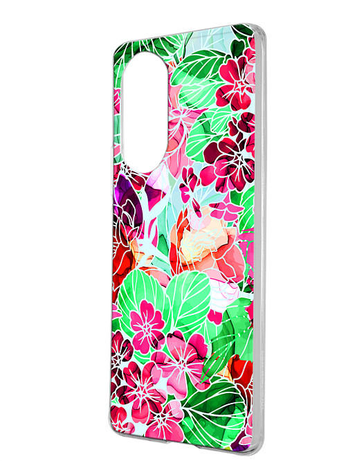 Силиконовый чехол для Huawei Nova 9 Яркие цветы