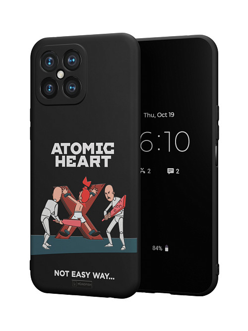 Силиконовый чехол для Honor X8 (2022) "Atomic Heart: Not Easy Way"