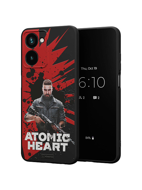 Силиконовый чехол для realme 10 (4G) "Atomic Heart: Майор Нечаев"