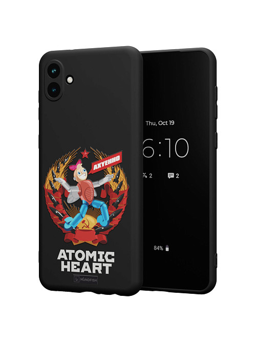 Силиконовый чехол для Samsung A04 (4G) "Atomic Heart: Dixie"