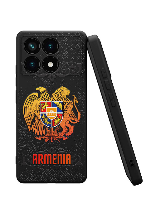 Силиконовый чехол для Poco X6 Pro (5G) "Герб Армении"