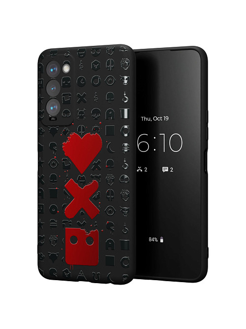 Силиконовый чехол для Tecno Camon 18 "Love Death Robots"