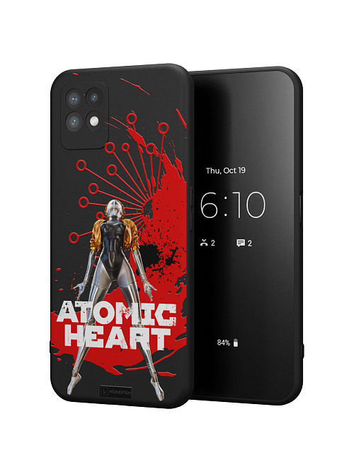 Силиконовый чехол для realme Narzo 50/realme 8i "Atomic Heart: Правая близняшка"